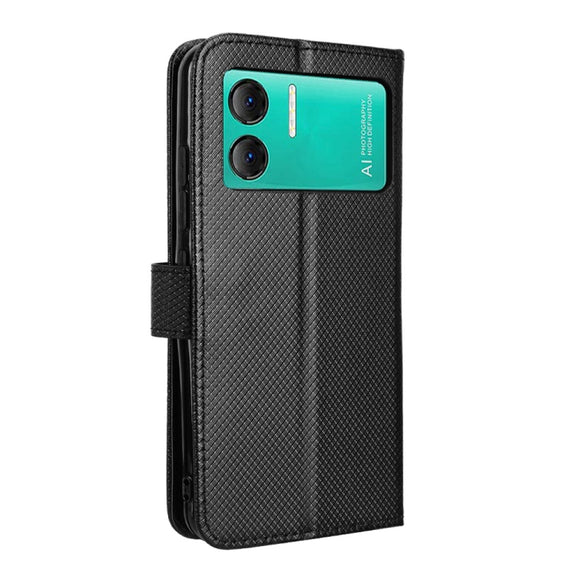 For Doogee X98 Diamond Texture Leather Phone Case(Black)