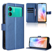 For Doogee X98 Diamond Texture Leather Phone Case(Blue)