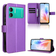 For Doogee X98 Diamond Texture Leather Phone Case(Purple)