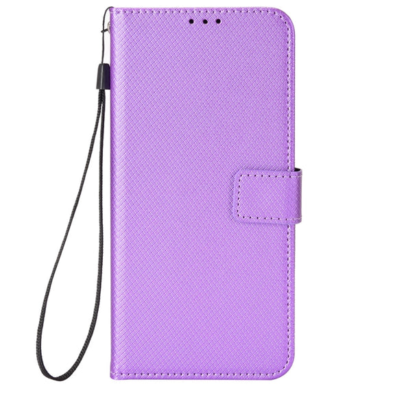 For Doogee X98 Diamond Texture Leather Phone Case(Purple)