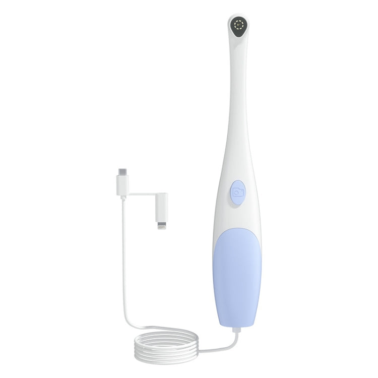 AN109 8LEDs 3.0MP 2 in 1 Visible Oral Endoscope(Purple)