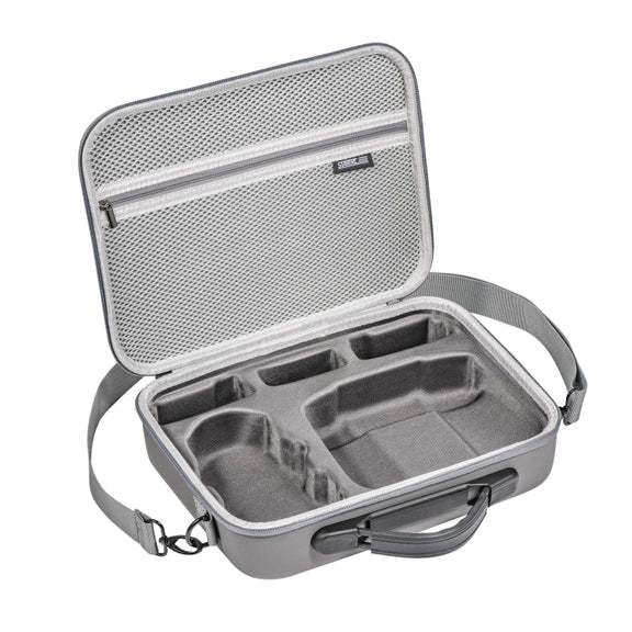 For DJI Mini 4 Pro / RC with Screen Standard STARTRC Shoulder Storage Bag PU Handbag(Grey)