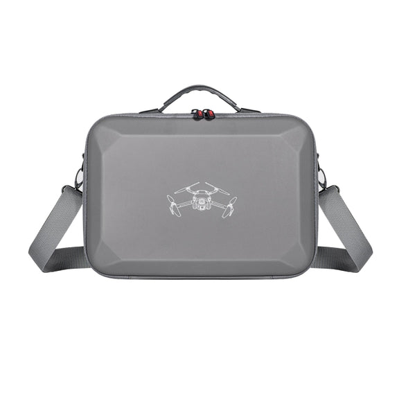 For DJI Mini 4 Pro / RC with Screen Standard STARTRC Shoulder Storage Bag PU Handbag(Grey)