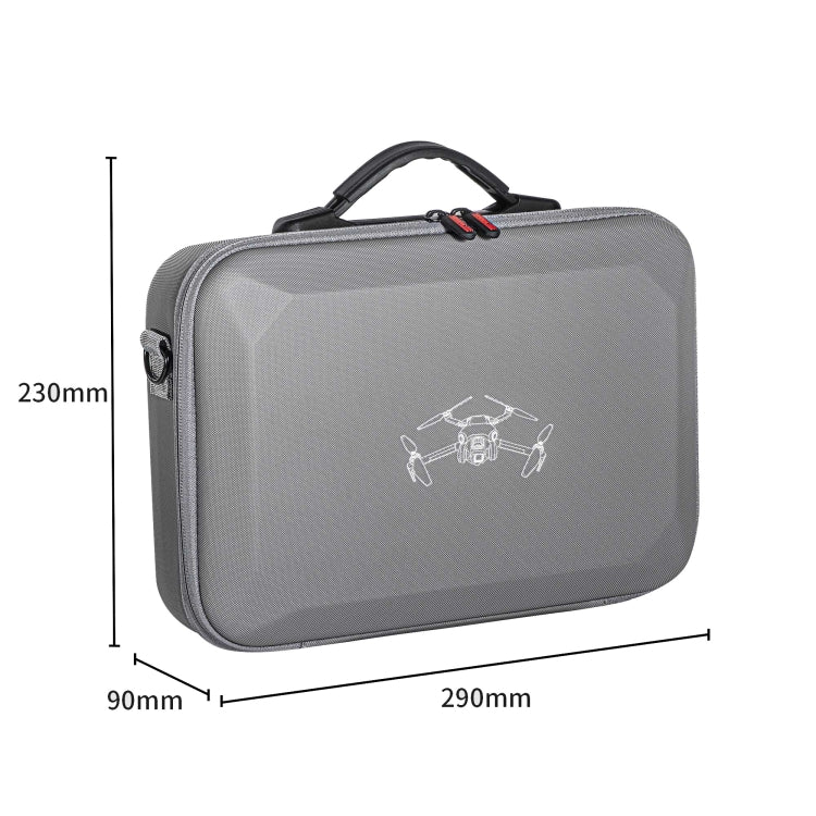 For DJI Mini 4 Pro / RC with Screen Standard STARTRC Shoulder Storage Bag PU Handbag(Grey)