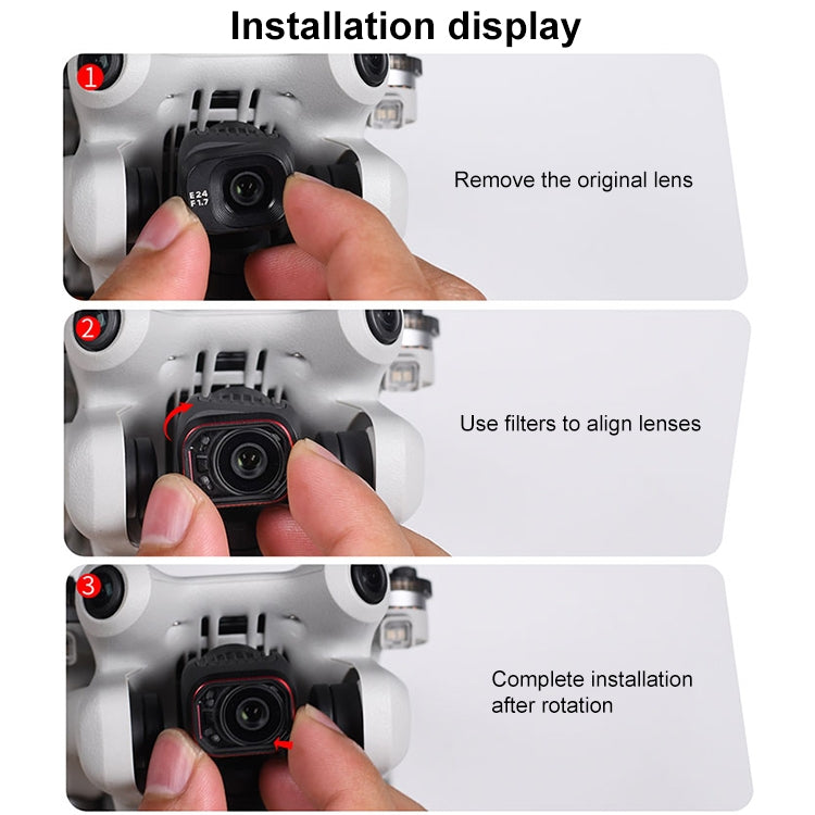 For DJI Mini 4 Pro STARTRC Drone Lens Filter, Lens:CPL UV ND8/16/32/64