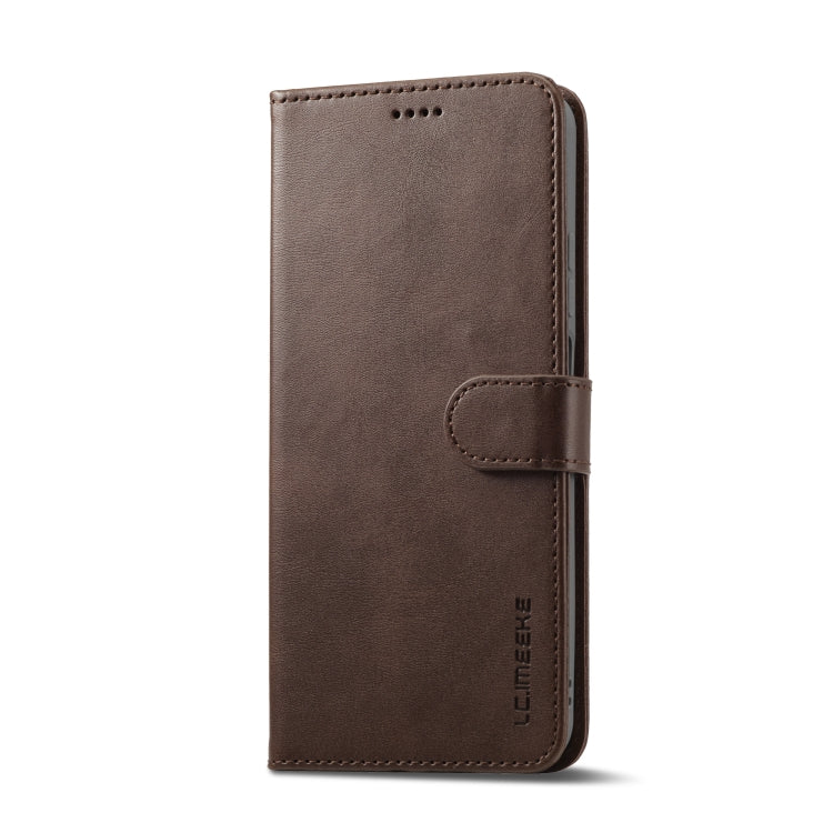 For OPPO A58 4G / A98 5G / F23 5G LC.IMEEKE Calf Texture Horizontal Flip Leather Case(Brown)