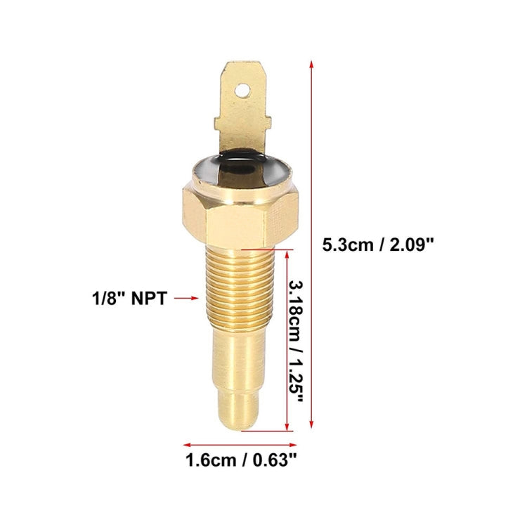 165-185 Degree Car Fan Thermostat Temperature Switch Electric Engine Cooling Fan Thermostat Switch
