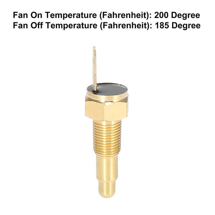 165-185 Degree Car Fan Thermostat Temperature Switch Electric Engine Cooling Fan Thermostat Switch