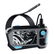 P120 Rotatable 8mm Dual Lenses Industrial Endoscope with Screen, 9mm Tail Pipe Diameter, Spec:2m Tube