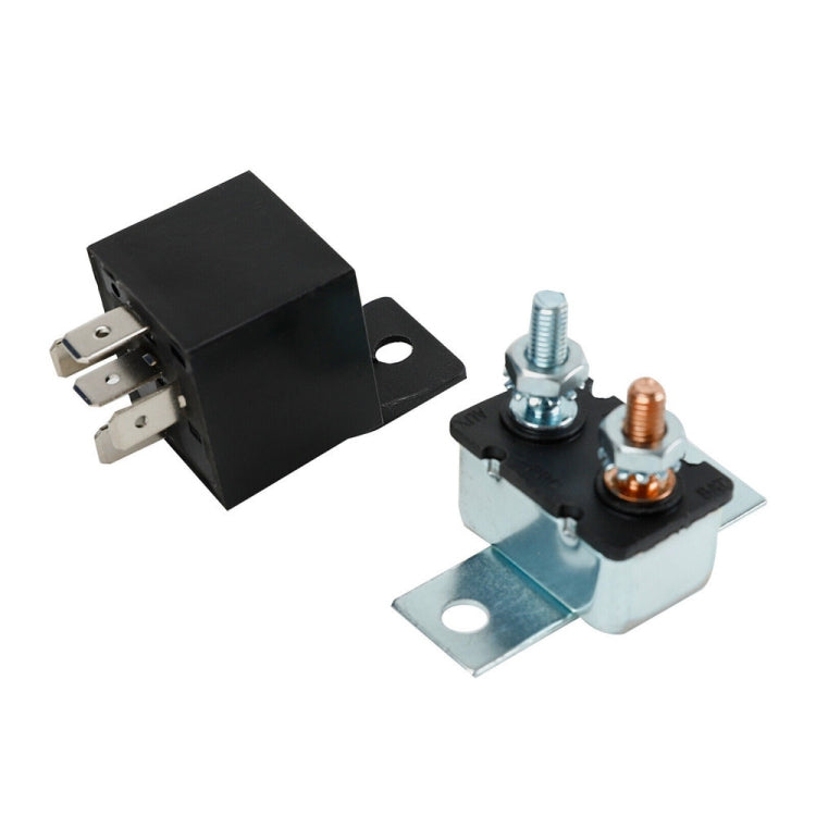 12V 60A Car Adjustable Electric Fan Cooling Control Relay Sensor Wiring Harness Kit