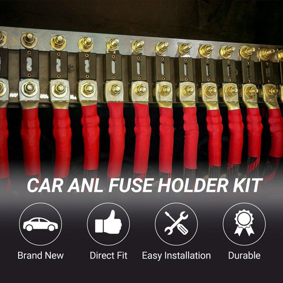 3 in 1 ANL Car Audio Modified Fuse Holder with 200A Fuse, Current:150A