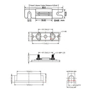 3 in 1 ANL Car Audio Modified Fuse Holder with 200A Fuse, Current:400A
