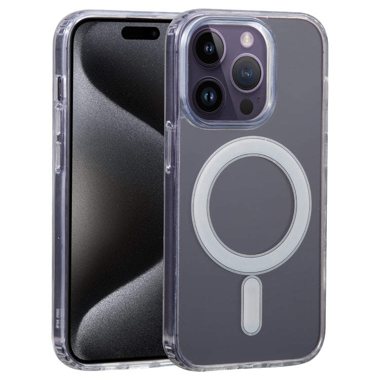 For iPhone 15 Pro Max GEBEI MagSafe Magnetic Transparent Phone Case(Transparent)
