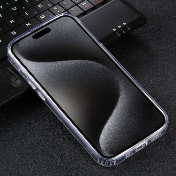 For iPhone 15 Pro Max GEBEI MagSafe Magnetic Transparent Phone Case(Transparent)