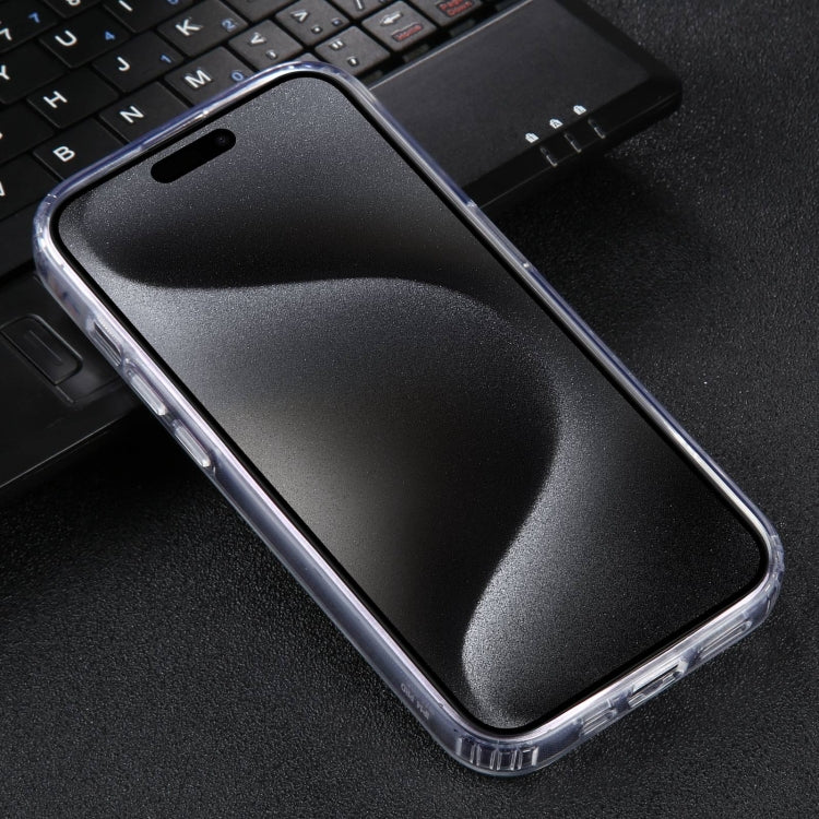 For iPhone 15 Pro Max GEBEI MagSafe Magnetic Transparent Phone Case(Transparent)