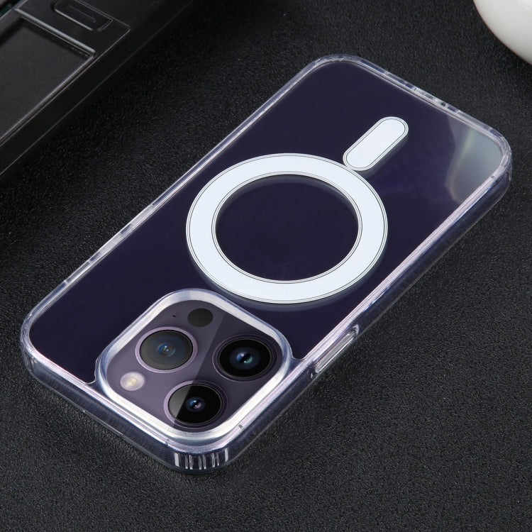 For iPhone 15 Pro Max GEBEI MagSafe Magnetic Transparent Phone Case(Transparent)