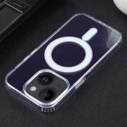 For iPhone 15 Plus GEBEI MagSafe Magnetic Transparent Phone Case(Transparent)