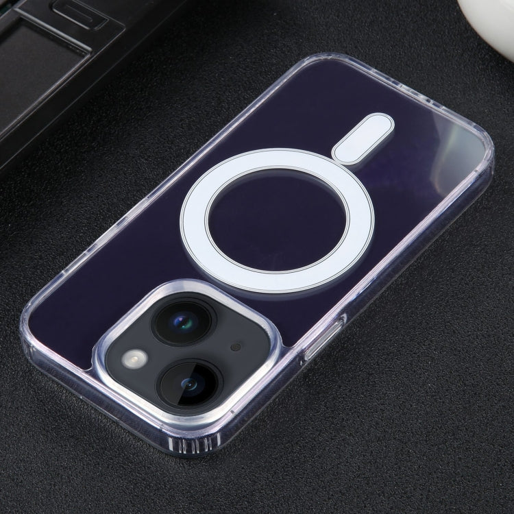 For iPhone 15 Plus GEBEI MagSafe Magnetic Transparent Phone Case(Transparent)