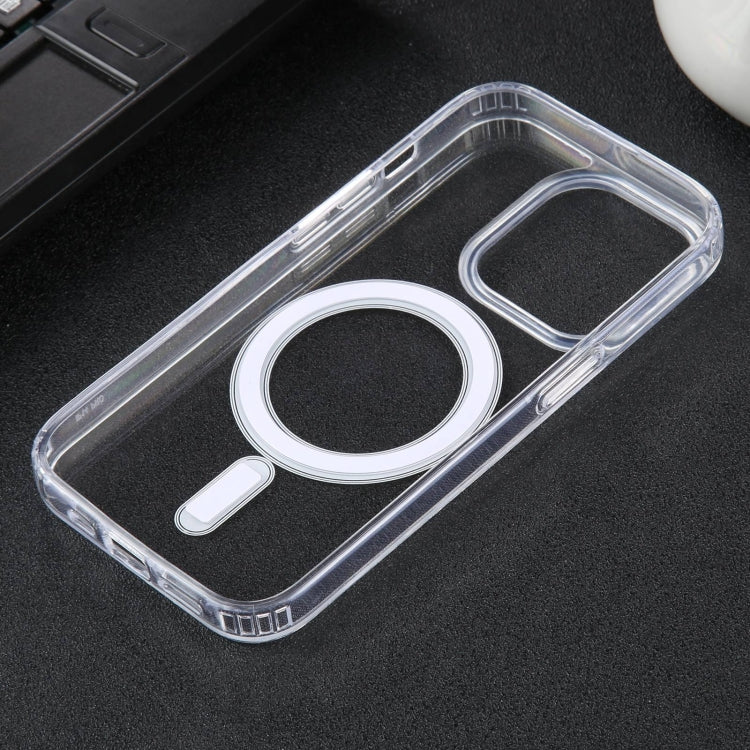 For iPhone 15 Plus GEBEI MagSafe Magnetic Transparent Phone Case(Transparent)