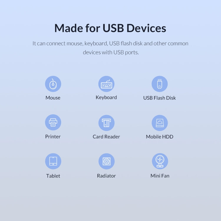ORICO BT2U3-7AB-GY-BP 7 Ports USB 3.0 HUB with Individual Switches(EU Plug)