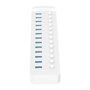 ORICO CT2U3-13AB Plastic Stripes 13 Ports USB 3.0 HUB with Individual Switches, Plug:AU Plug(White)
