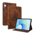 For Honor Pad X8 Pro/X9 Butterfly Flower Embossed Leather Tablet Case(Brown) - Honor by PMC TechLife | Online Shopping South Africa | PMC TechLife | Buy Now Pay Later Mobicred