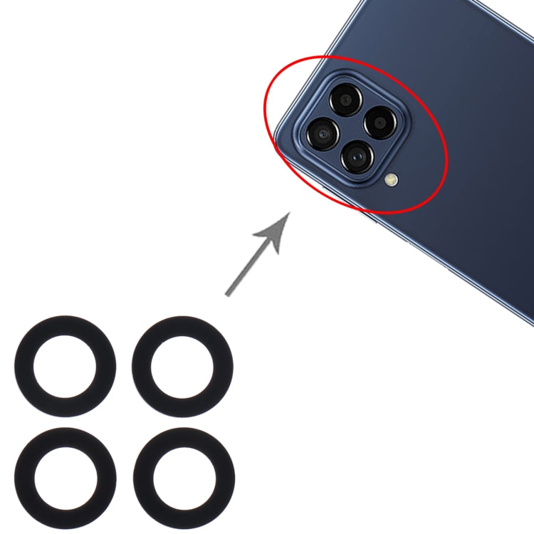 For Samsung Galaxy M53 SM-M536B 10set Back Camera Lens