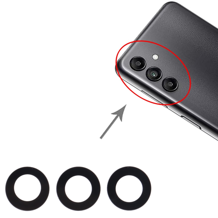 For Samsung Galaxy A04s SM-A047F 10set Back Camera Lens