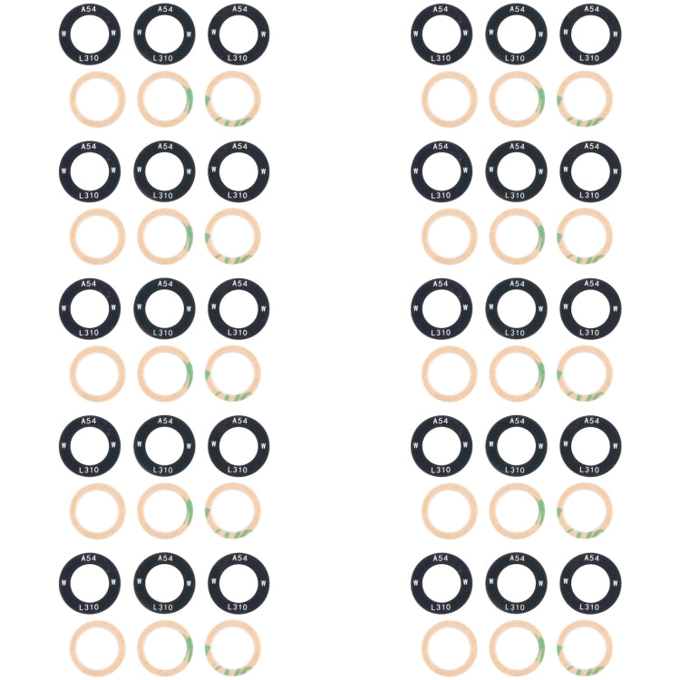 For Samsung Galaxy M54 SM-M546B 10set Back Camera Lens