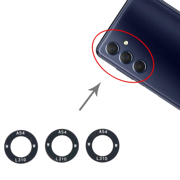 For Samsung Galaxy M54 SM-M546B 10set Back Camera Lens
