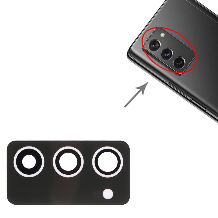 For Samsung Galaxy Z Fold2 5G SM-F916B 10pcs Back Camera Lens