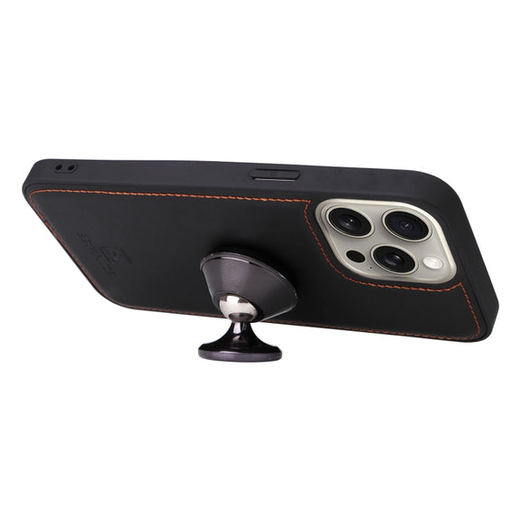 For iPhone 15 Pro Max BETOPNICE BN-005 2 in 1 Detachable Imitate Genuine Leather Phone Case(Black)