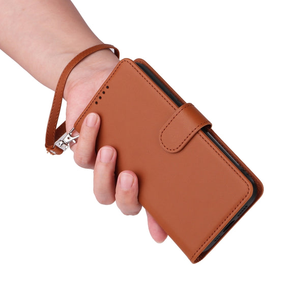 For iPhone 16 Plus BETOPNICE BN-005 2 in 1 Detachable Imitate Genuine Leather Phone Case(Brown)
