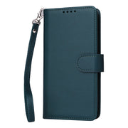 For iPhone 16 Plus BETOPNICE BN-005 2 in 1 Detachable Imitate Genuine Leather Phone Case(Blue)
