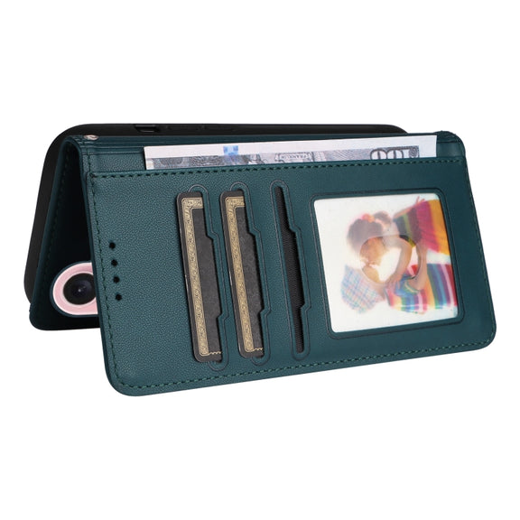 For iPhone 16 Plus BETOPNICE BN-005 2 in 1 Detachable Imitate Genuine Leather Phone Case(Blue)