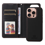 For iPhone 16 Pro Max BETOPNICE BN-005 2 in 1 Detachable Imitate Genuine Leather Phone Case(Black)