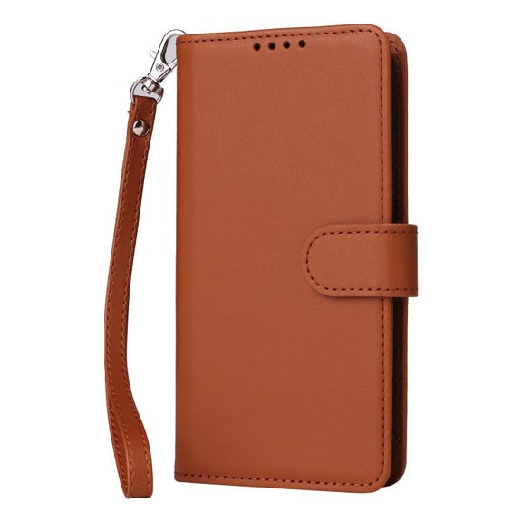 For iPhone 16e BETOPNICE BN-005 2 in 1 Detachable Imitate Genuine Leather Phone Case(Brown)