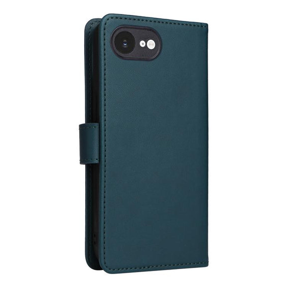 For iPhone 16e BETOPNICE BN-005 2 in 1 Detachable Imitate Genuine Leather Phone Case(Blue)