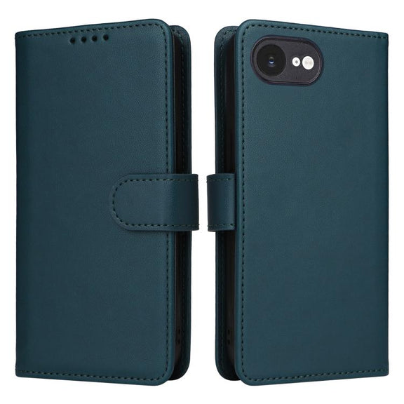For iPhone 16e BETOPNICE BN-005 2 in 1 Detachable Imitate Genuine Leather Phone Case(Blue)