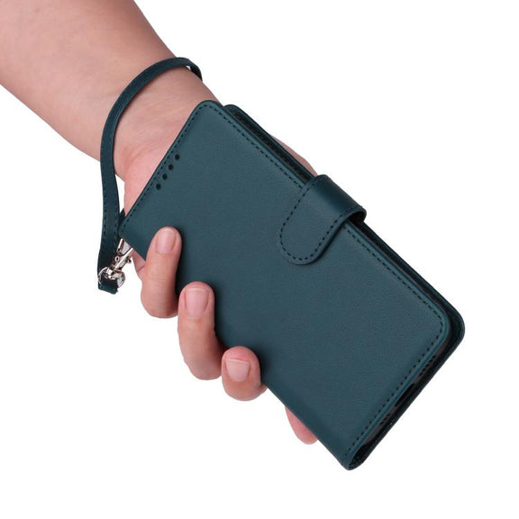 For iPhone 16e BETOPNICE BN-005 2 in 1 Detachable Imitate Genuine Leather Phone Case(Blue)
