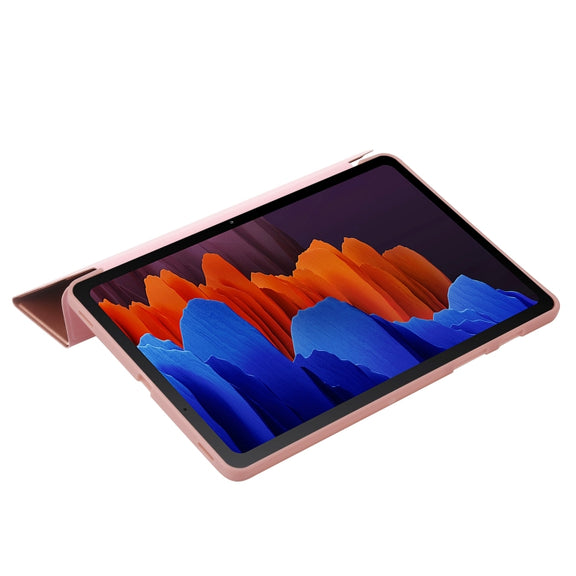 For Samsung Galaxy Tab S9 Deformation Silicone Leather Tablet Case(Black)