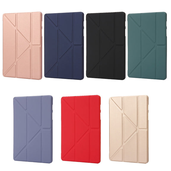 For Samsung Galaxy Tab S9 Deformation Silicone Leather Tablet Case(Black)