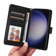 For Samsung Galaxy S24 5G BETOPNICE BN-005 2 in 1 Detachable Imitate Genuine Leather Phone Case(Black)