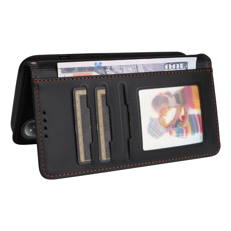 For Samsung Galaxy S24 5G BETOPNICE BN-005 2 in 1 Detachable Imitate Genuine Leather Phone Case(Black)