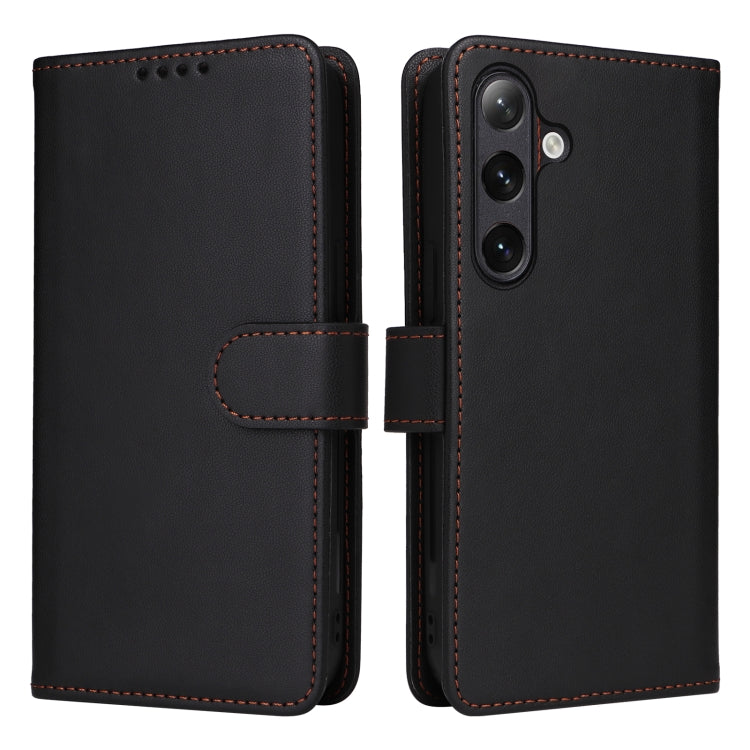 For Samsung Galaxy S24+ 5G BETOPNICE BN-005 2 in 1 Detachable Imitate Genuine Leather Phone Case(Black)