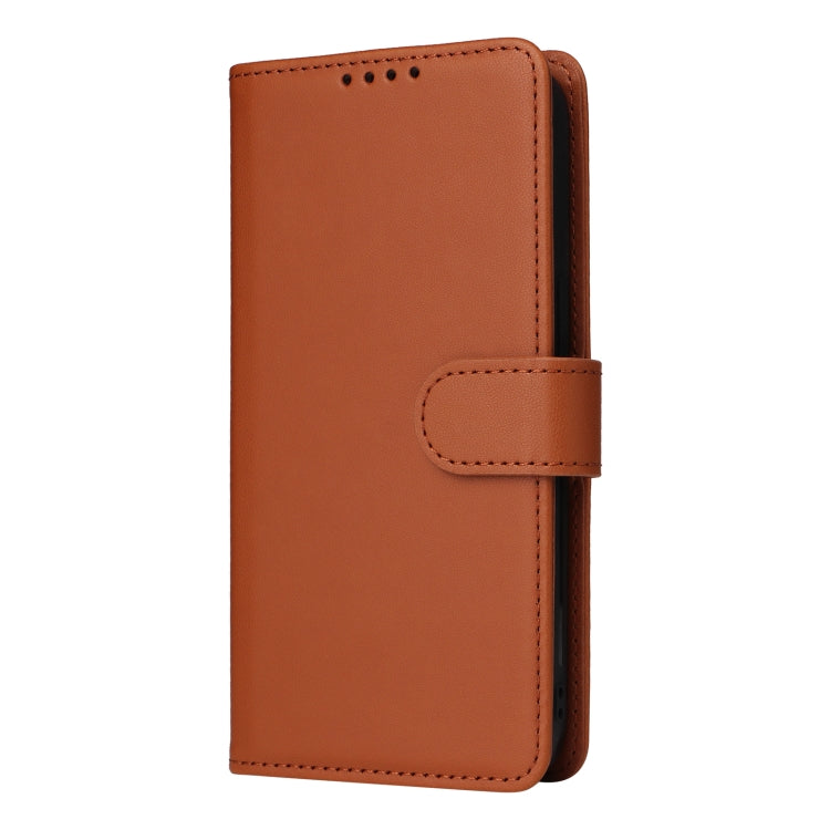 For Samsung Galaxy S24+ 5G BETOPNICE BN-005 2 in 1 Detachable Imitate Genuine Leather Phone Case(Brown)