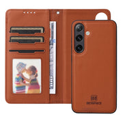 For Samsung Galaxy S24+ 5G BETOPNICE BN-005 2 in 1 Detachable Imitate Genuine Leather Phone Case(Brown)