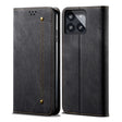 For Xiaomi Redmi K70/K70 Pro Denim Texture Casual Style Horizontal Flip Leather Case(Black) - Xiaomi Cases by PMC Jewellery | Online Shopping South Africa | PMC Jewellery | Buy Now Pay Later Mobicred