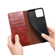 For Xiaomi Redmi K70/K70 Pro Oil Wax Crazy Horse Texture Leather Phone Case(Brown)