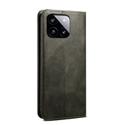 For Xiaomi Redmi K70/K70 Pro Oil Wax Crazy Horse Texture Leather Phone Case(Green)